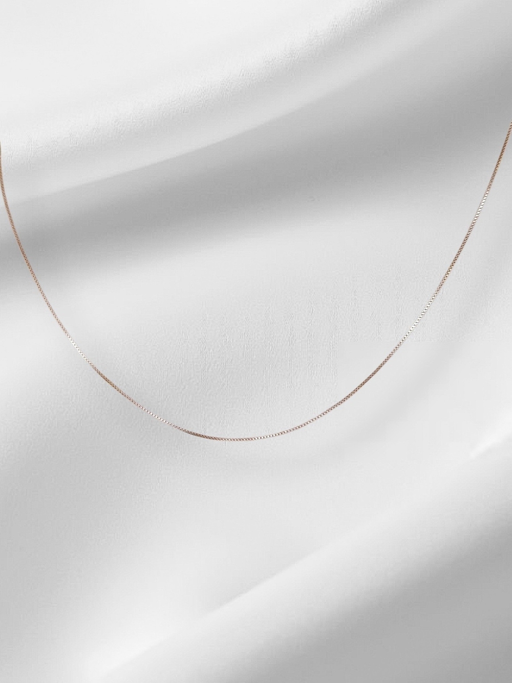 Vintage 10K Yellow Gold Box Chain Necklace